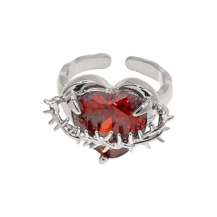 Christianartworkshop Anello Divino Amore e Spine: un elegante emblema di devozione spirituale - image 2