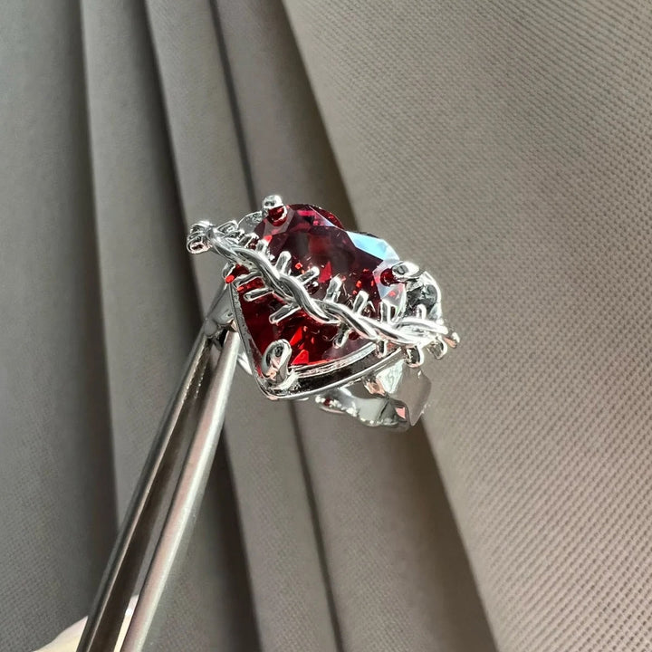 Christianartworkshop Anello Divino Amore e Spine: un elegante emblema di devozione spirituale - image 4