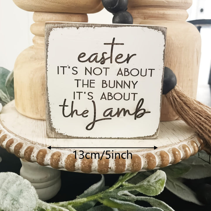 Christianartworkshop Agnello di legno, ornamento pasquale - Celebra la Resurrezione - image 5