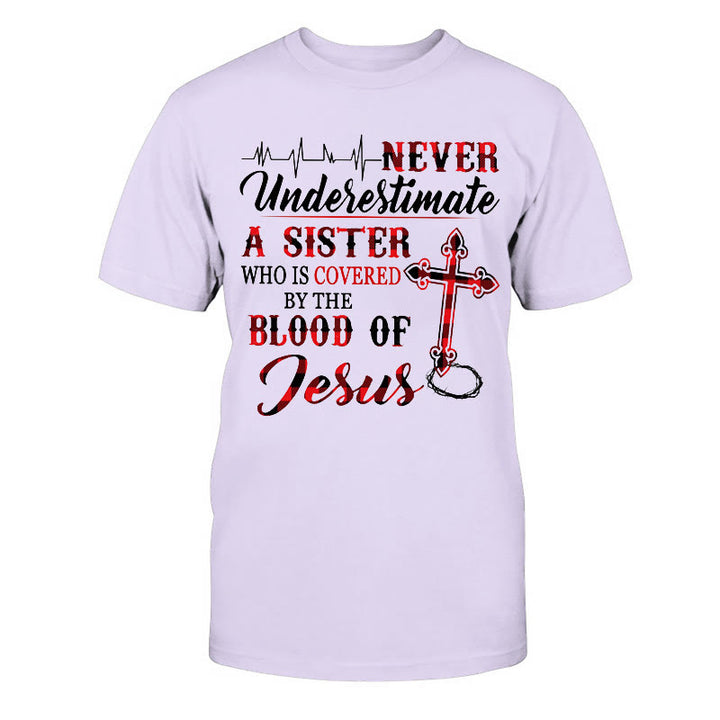 Christianartworkshop Maglietta unisex in cotone con protezione divina - Viola - 2XL - image 12