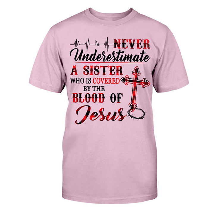 Christianartworkshop Maglietta unisex in cotone con protezione divina - Rosa - 2XL - image 10