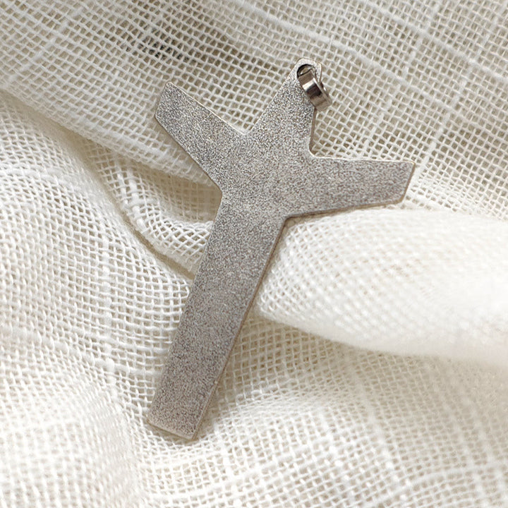 Christianartworkshop Fede e Coraggio Collana con Crocifisso a Croce: Un Simbolo di Resilienza - image 3