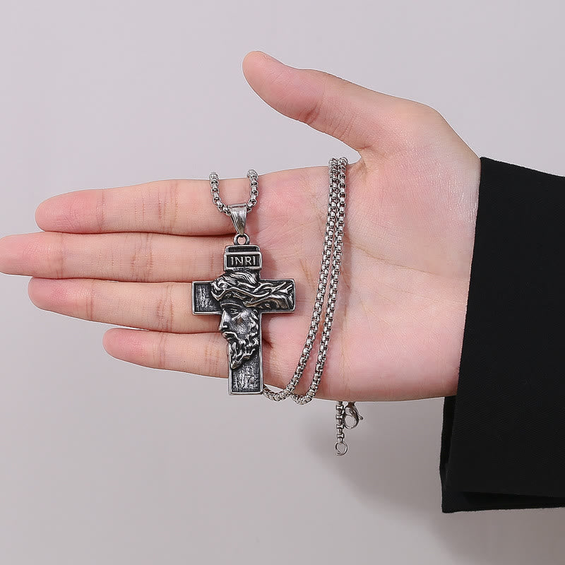 Christianartworkshop Collana di protezione con icona della corona di spine di Gesù - Incarnazione del sacrificio di Cristo - image 1