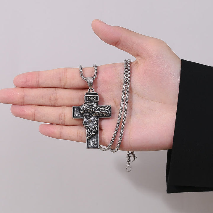 Christianartworkshop Collana di protezione con icona della corona di spine di Gesù - Incarnazione del sacrificio di Cristo - image 1