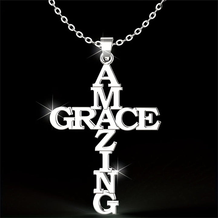 Christianartworkshop Collana con croce AMAZING GRACE: una testimonianza di amore divino - GRAZIA STRAORDINARIA - image 0