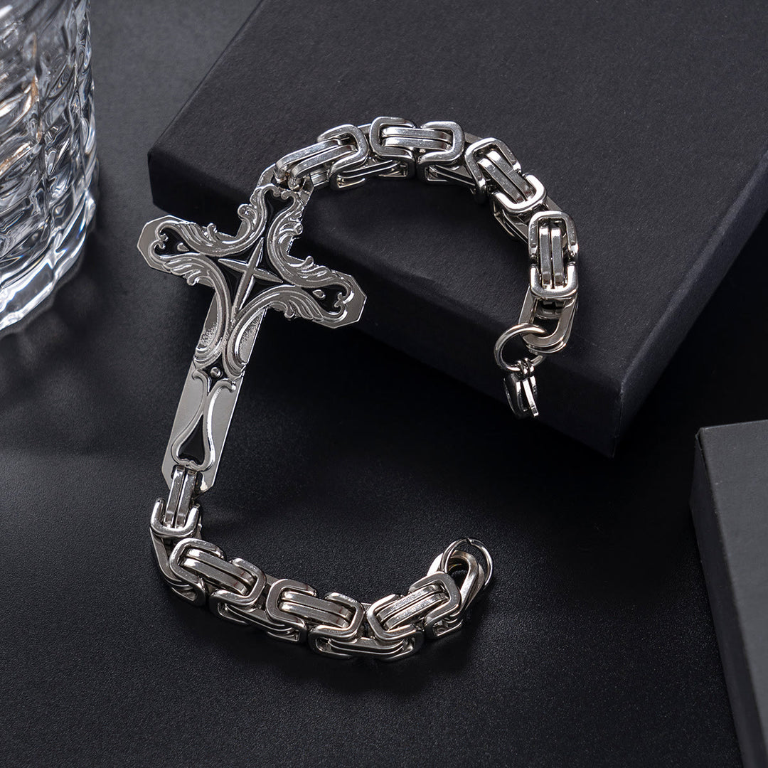 Bracciale da uomo Iron & Faith Christianartworkshop : forza e redenzione in ogni maglia - image 4