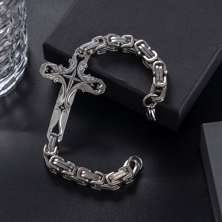 Bracciale da uomo Iron & Faith Christianartworkshop : forza e redenzione in ogni maglia - image 4