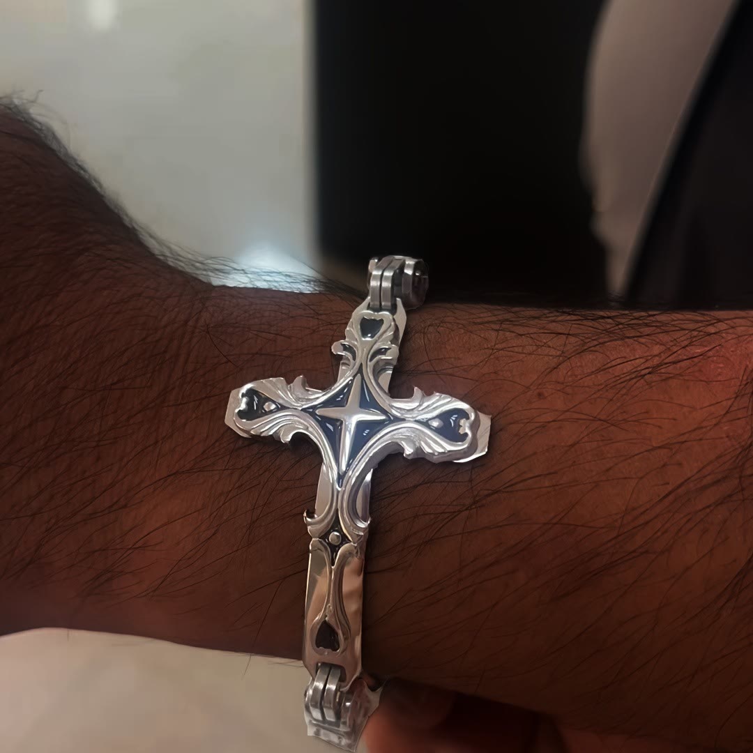 Bracciale da uomo Iron & Faith Christianartworkshop : forza e redenzione in ogni maglia - image 2