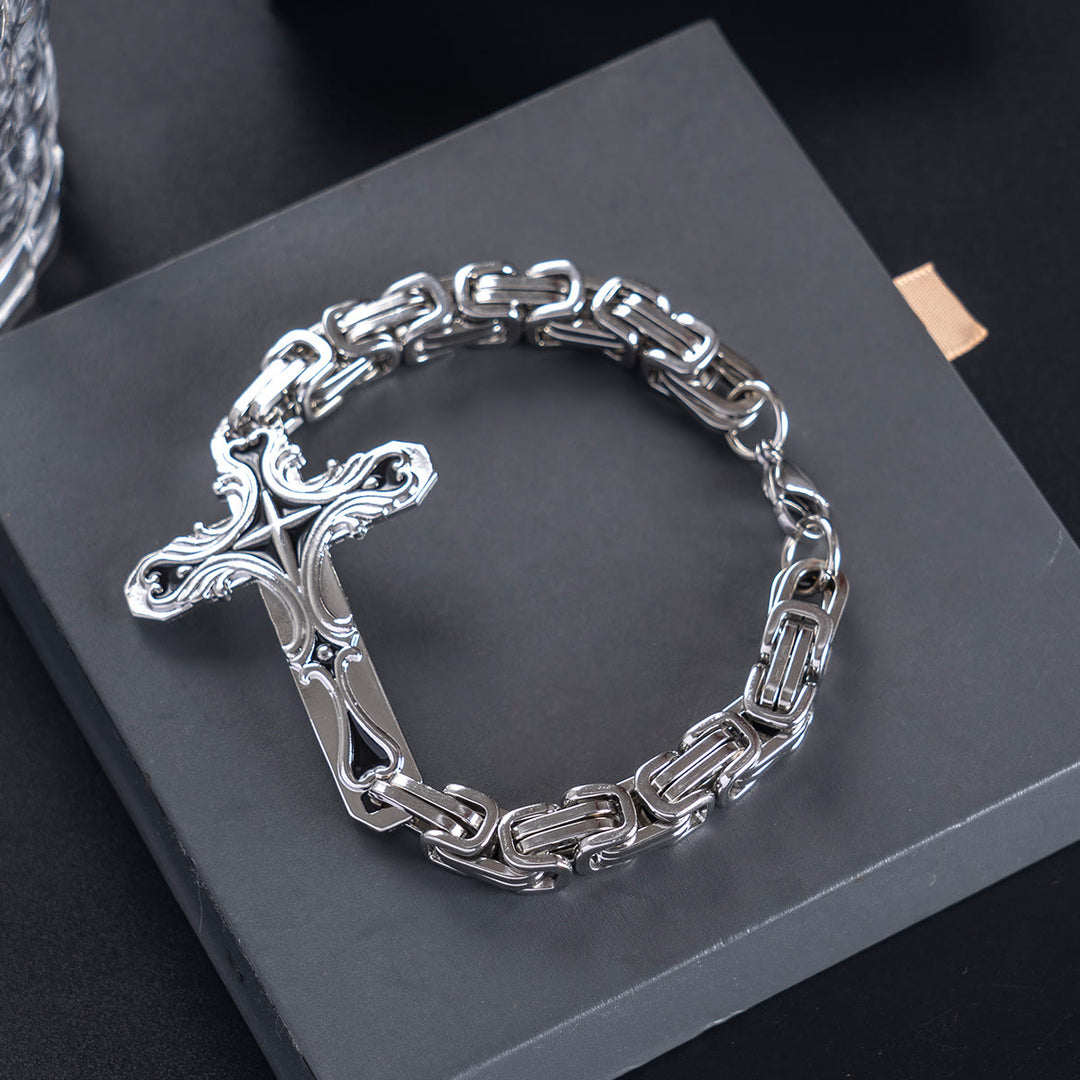 Bracciale da uomo Iron & Faith Christianartworkshop : forza e redenzione in ogni maglia - image 3