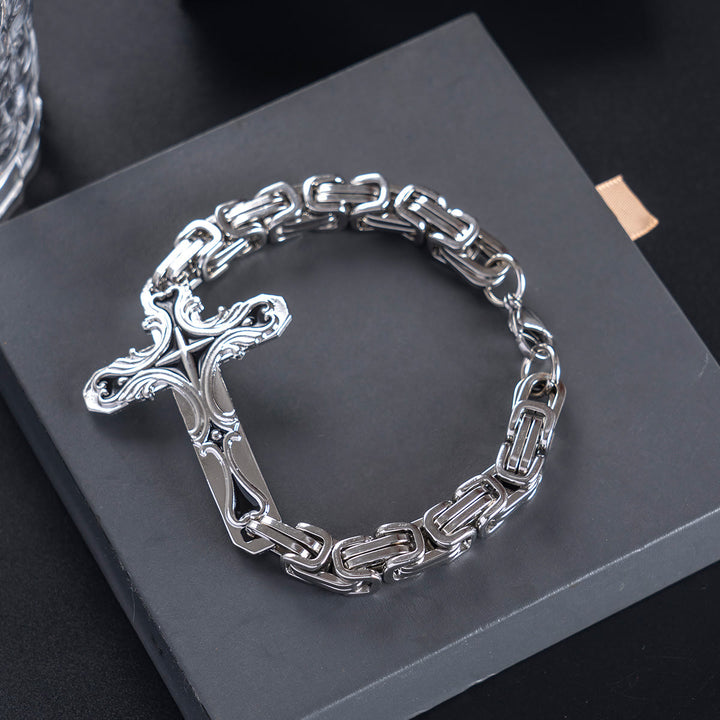 Bracciale da uomo Iron & Faith Christianartworkshop : forza e redenzione in ogni maglia - image 3