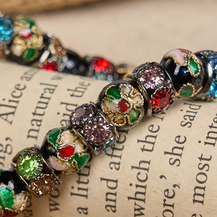 Braccialetto di fede senza tempo con perline cloisonné fatte a mano Christianartworkshop : una testimonianza della presenza di Cristo - image 10