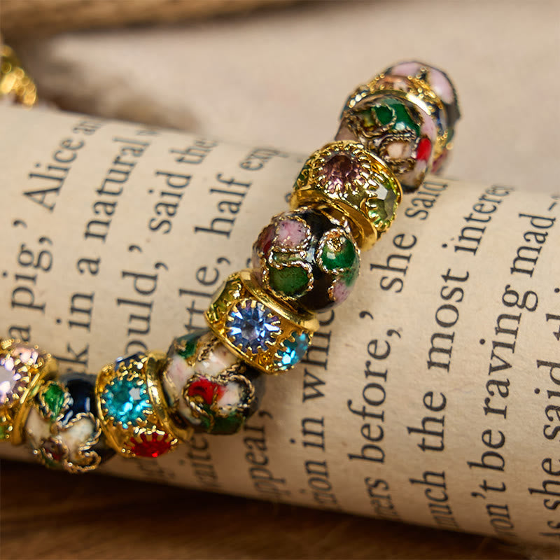 Braccialetto di fede senza tempo con perline cloisonné fatte a mano di Christianartworkshop : una testimonianza della presenza di Cristo - image 14