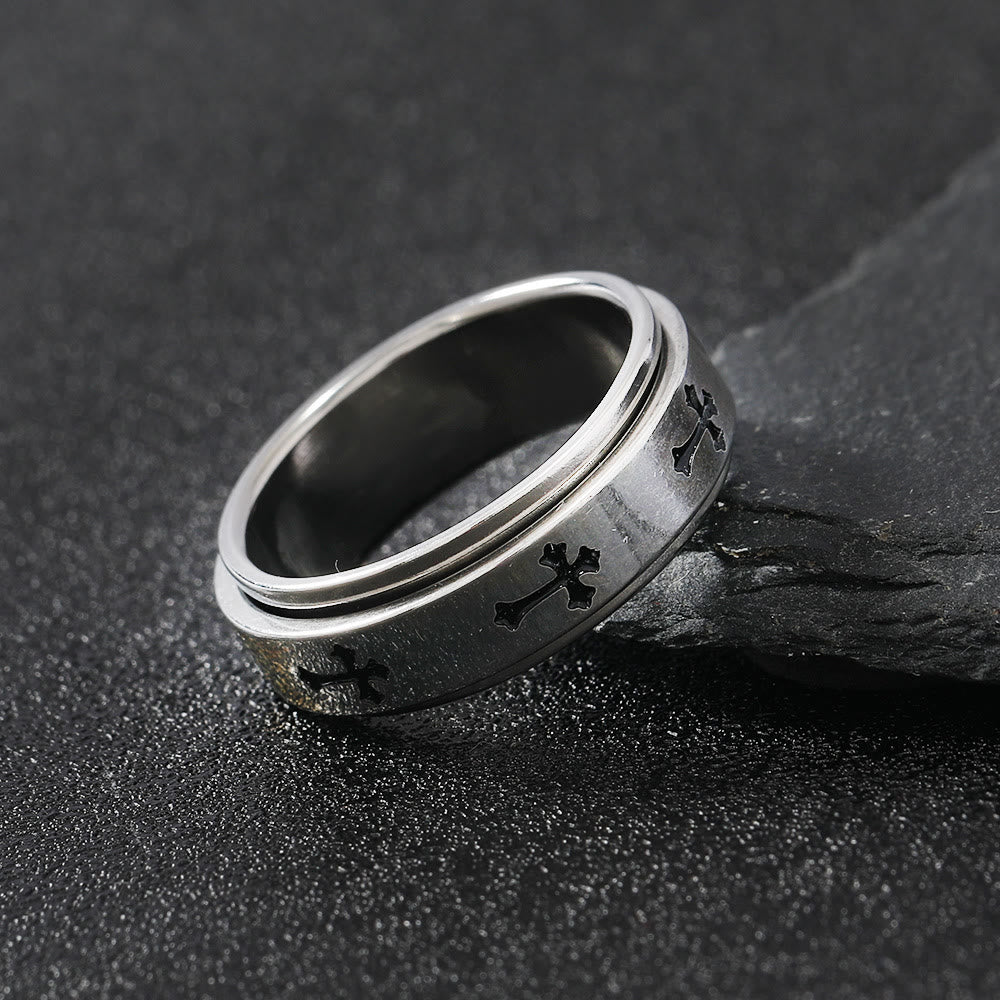 Christianartworkshop: l'anello con croce minimalista: l'intreccio tra fede e moda - US 11 - image 0