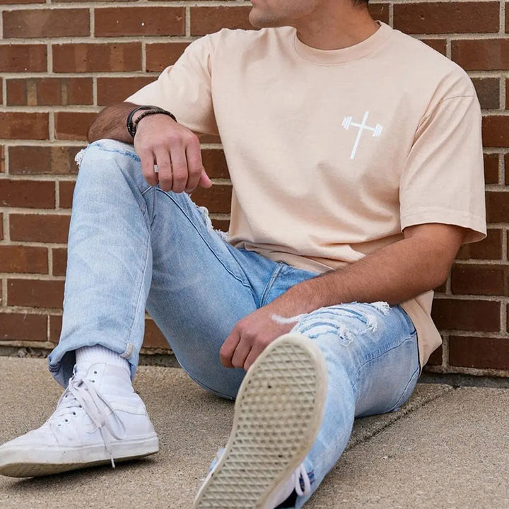 Christianartworkshop Maglietta cristiana con decorazioni floreali "Gesù è il Re"  - image 14