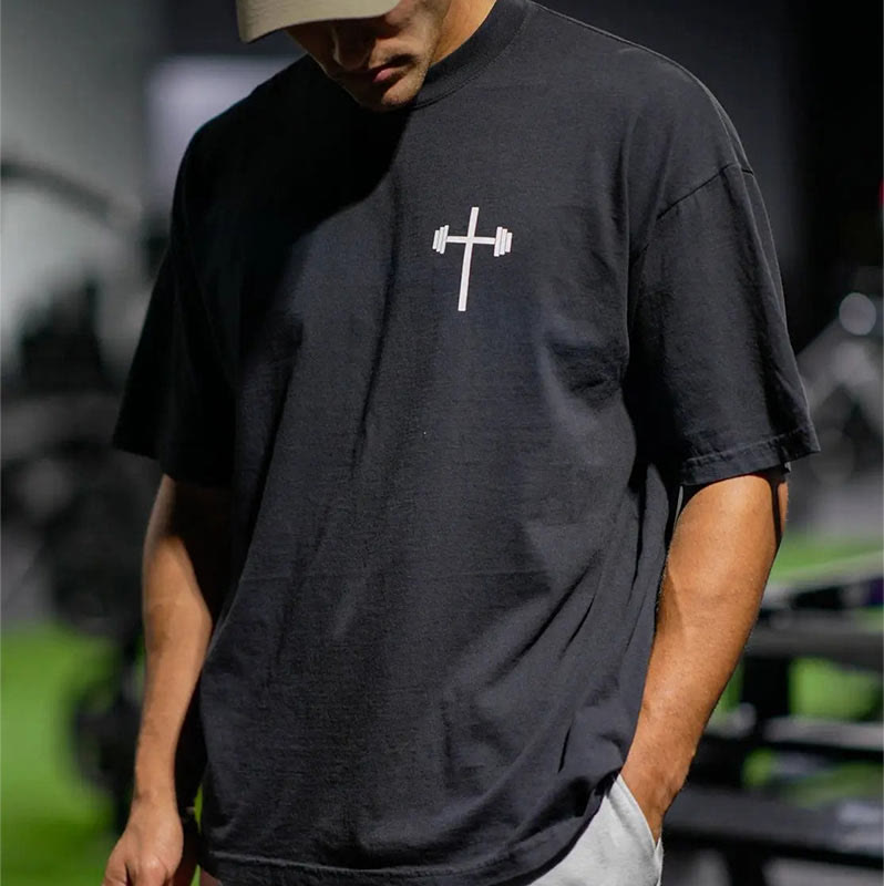 Christianartworkshop Maglietta cristiana con decorazioni floreali "Gesù è il Re"  - image 3