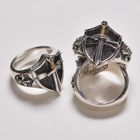 Christianartworkshop Lo scudo della fede immortale, la spada e l'anello di iride: un simbolo di fede e fortezza - image 5