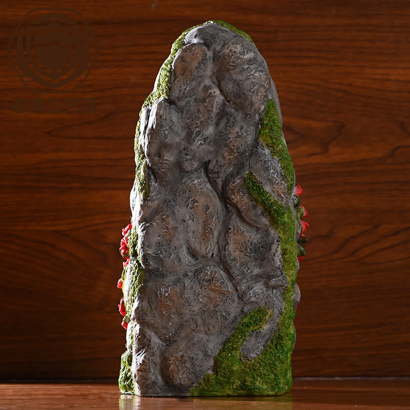 Christianartworkshop Decorazione da tavolo in resina raffigurante la Madonna di Lourdes e l'Agnello - image 3