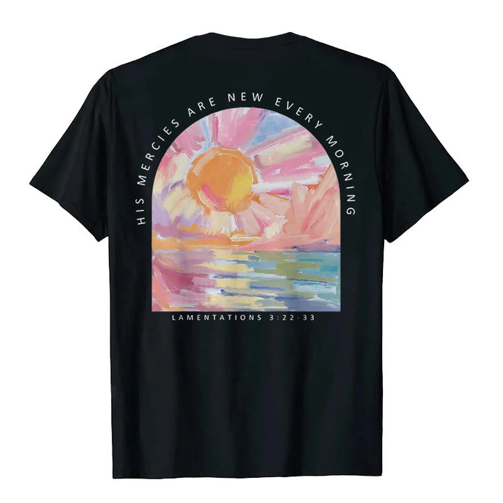 Christianartworkshop Le sue misericordie si rinnovano ogni mattina T-shirt - image 4