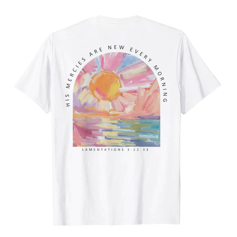 Christianartworkshop Le sue misericordie si rinnovano ogni mattina T-shirt - image 0