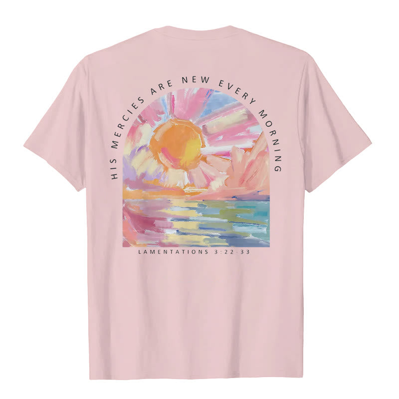 Christianartworkshop Le sue misericordie si rinnovano ogni mattina T-shirt - image 13