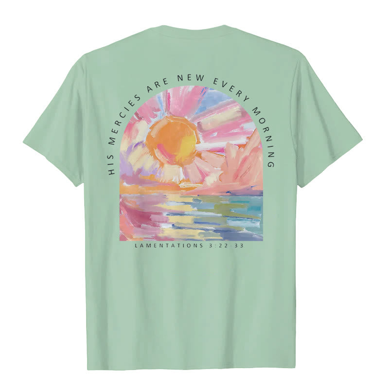 Christianartworkshop Le sue misericordie si rinnovano ogni mattina T-shirt - image 16