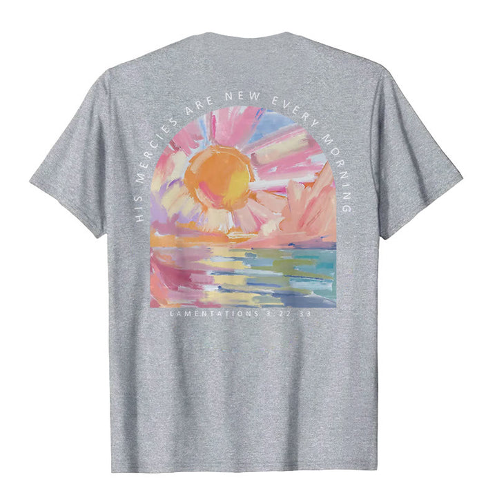 Christianartworkshop Le sue misericordie si rinnovano ogni mattina T-shirt - image 25