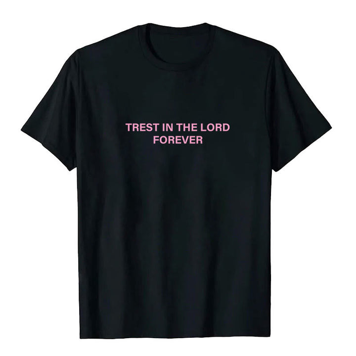 Christianartworkshop Confida nel Signore per sempre T-shirt - image 1