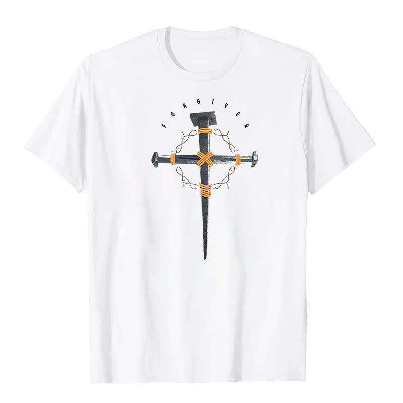 Maglietta Croce perdonata Christianartworkshop - Bianco - 2XL - image 0