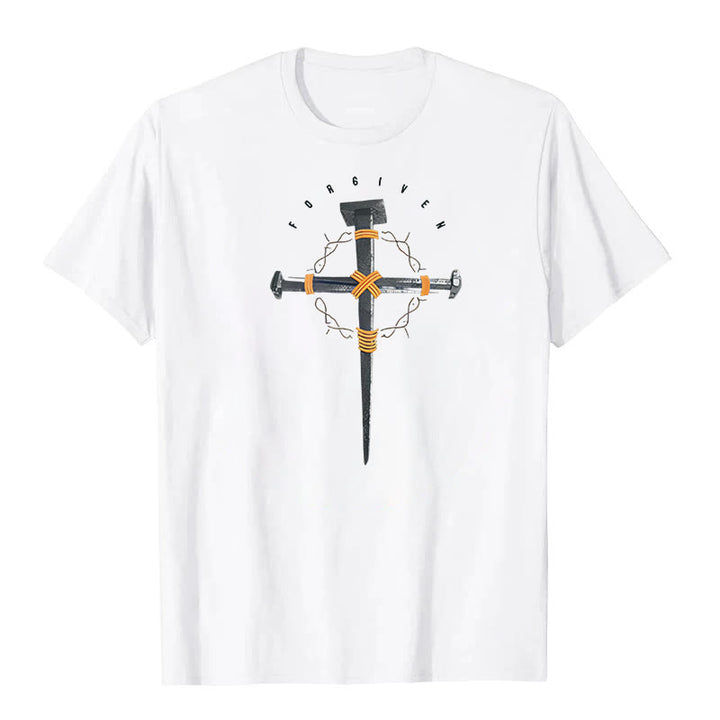 Maglietta Croce perdonata Christianartworkshop - Bianco - 2XL - image 0