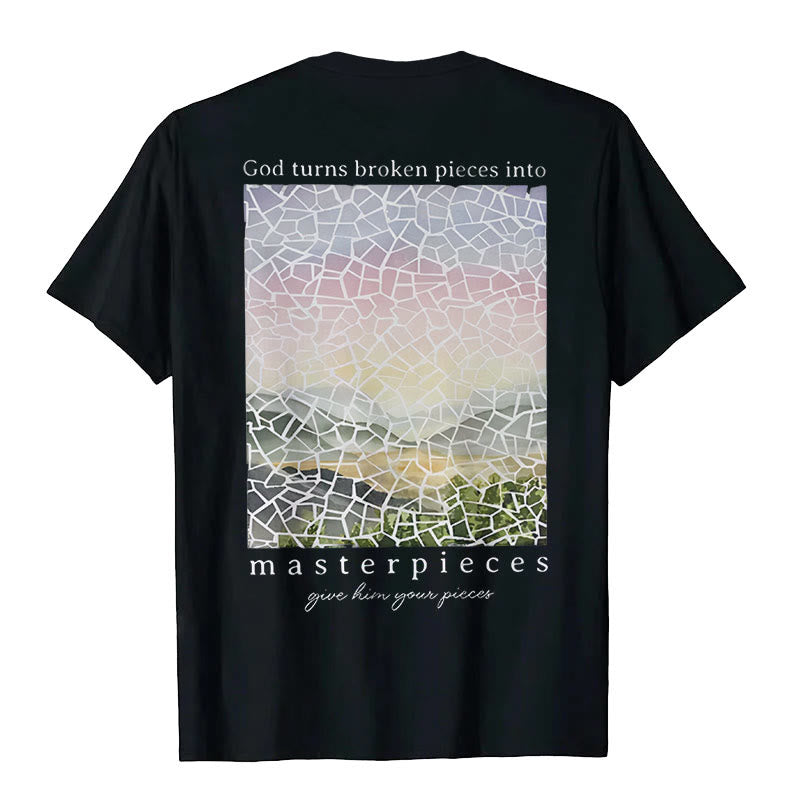 Christianartworkshop Dio trasforma i pezzi rotti in capolavori T-shirt - image 4