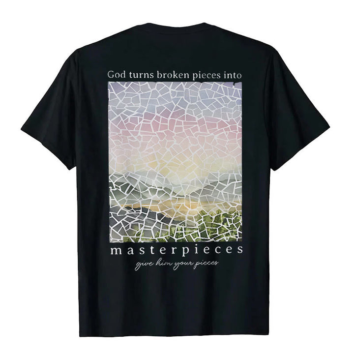 Christianartworkshop Dio trasforma i pezzi rotti in capolavori T-shirt - image 4