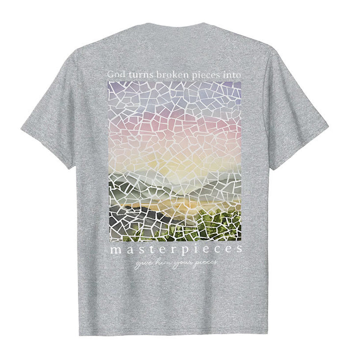 Christianartworkshop Dio trasforma i pezzi rotti in capolavori T-shirt - image 25