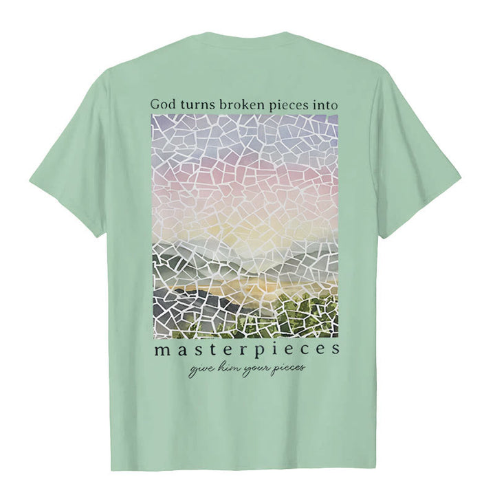 Christianartworkshop Dio trasforma i pezzi rotti in capolavori T-shirt - image 16