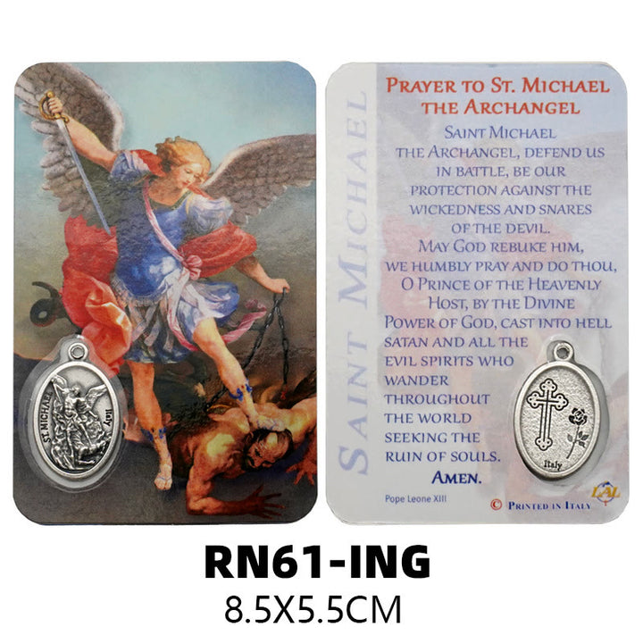 Christianartworkshop Biglietto di auguri con la Madonna, Gesù e gli angeli: un simbolo dello Spirito Santo e della potenza - Stile10 - image 13