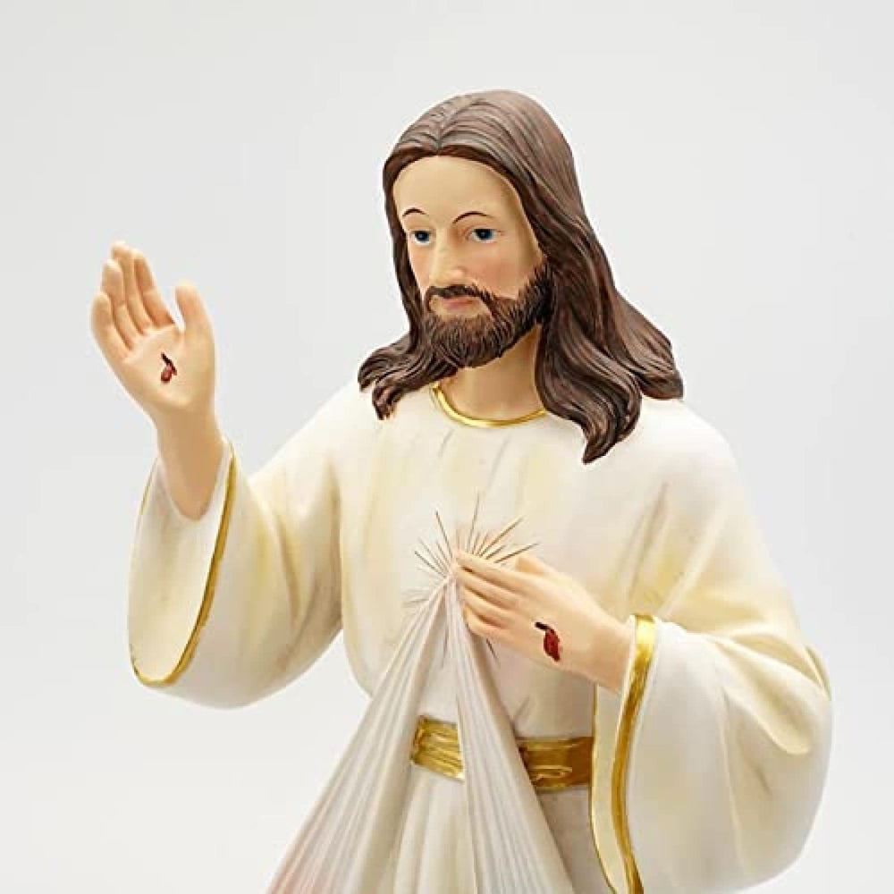 Christianartworkshop Gesù Divina Misericordia Decorazione da tavolo: diffondere la luce della salvezza - image 1