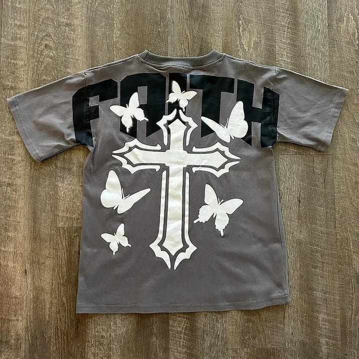 Maglietta a maniche corte "FAITH" Christianartworkshop - image 12