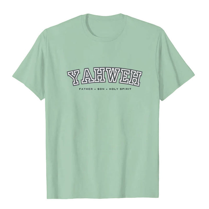 Maglietta a maniche corte "YAHWEH" Christianartworkshop - Verde chiaro - 2XL - image 5