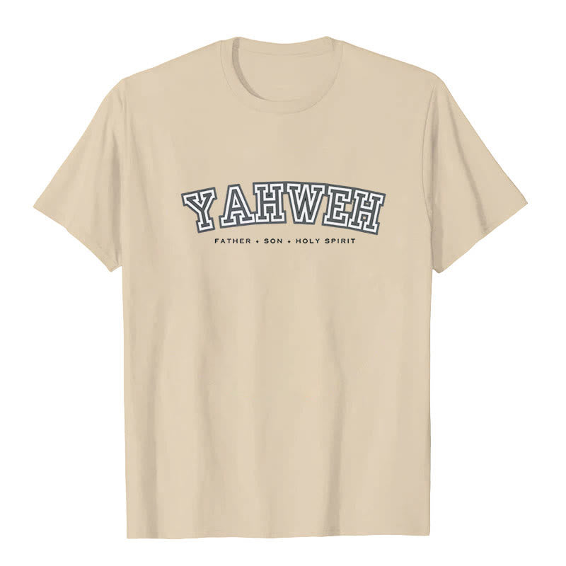 Maglietta a maniche corte "YAHWEH" Christianartworkshop - Beige - 2XL - image 2