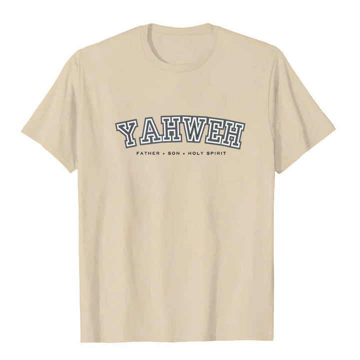 Maglietta a maniche corte "YAHWEH" Christianartworkshop - Beige - 2XL - image 2