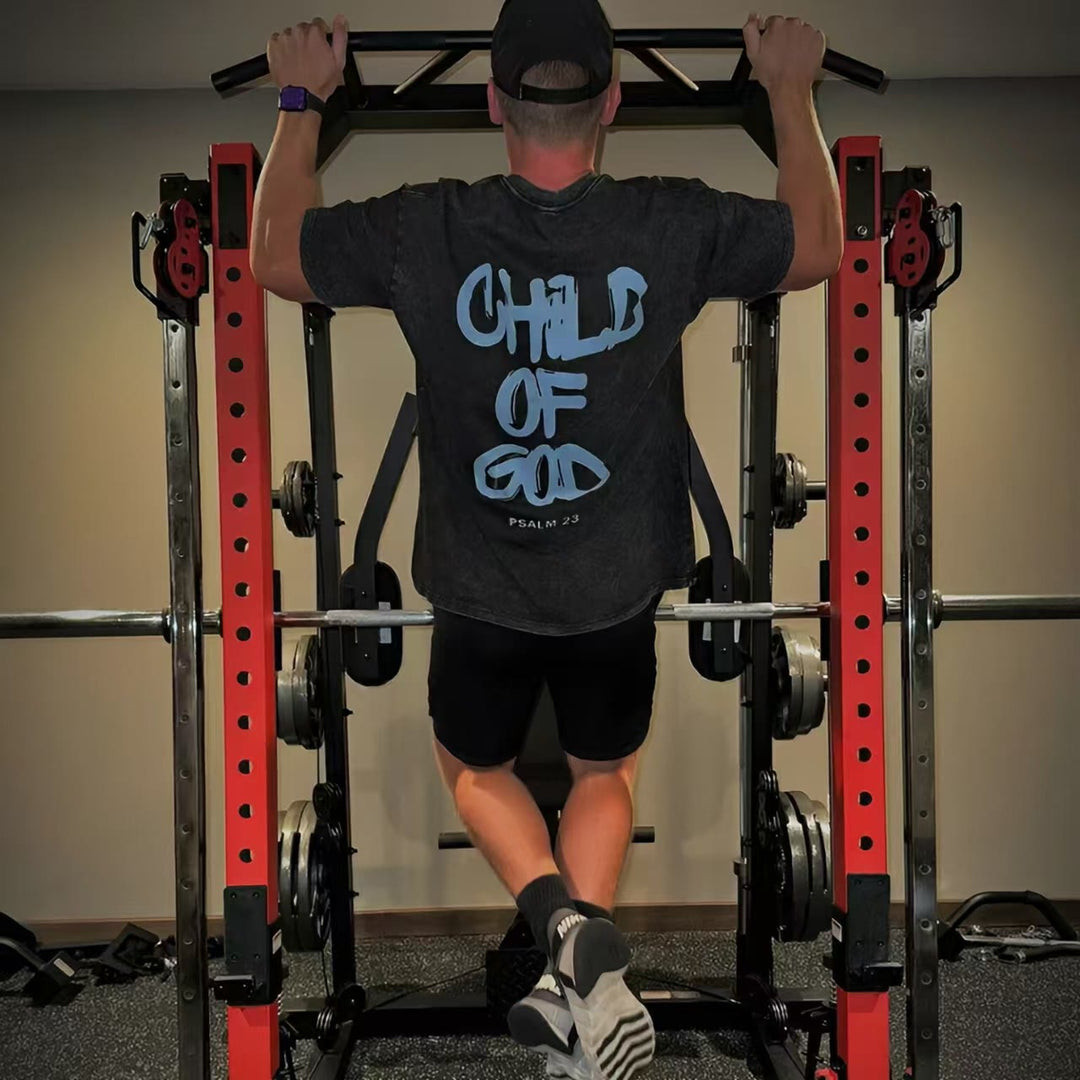 Christianartworkshop "BAMBINO DI DIO" T-shirt lavata - image 3