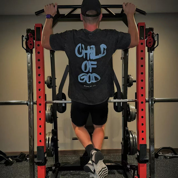 Christianartworkshop "BAMBINO DI DIO" T-shirt lavata - image 3