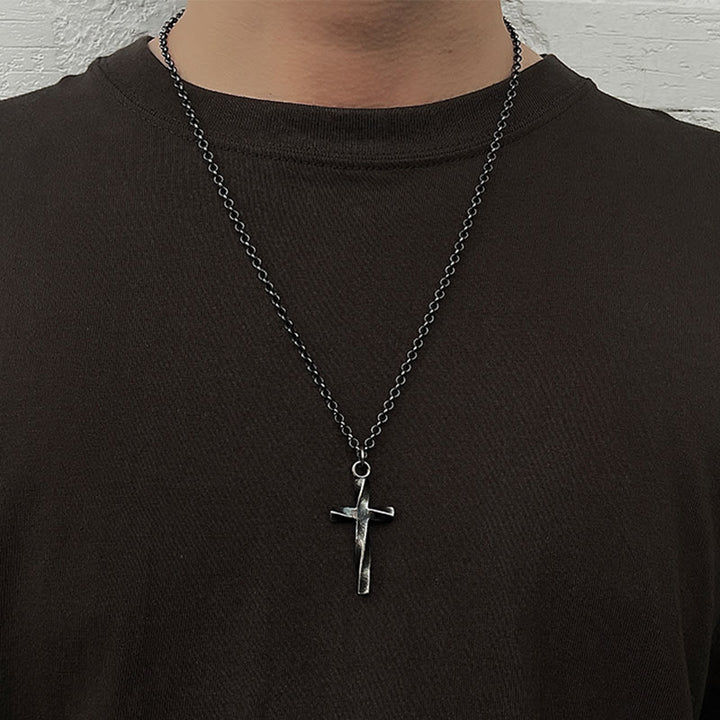 Collana con croce in argento sterling 999 Christianartworkshop : un tocco di eleganza - image 1