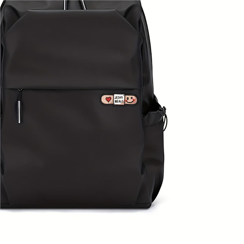 Spilla a forma di cuore in acrilico "Gesù guarisce" Christianartworkshop : un simbolo di fede e conforto - image 3