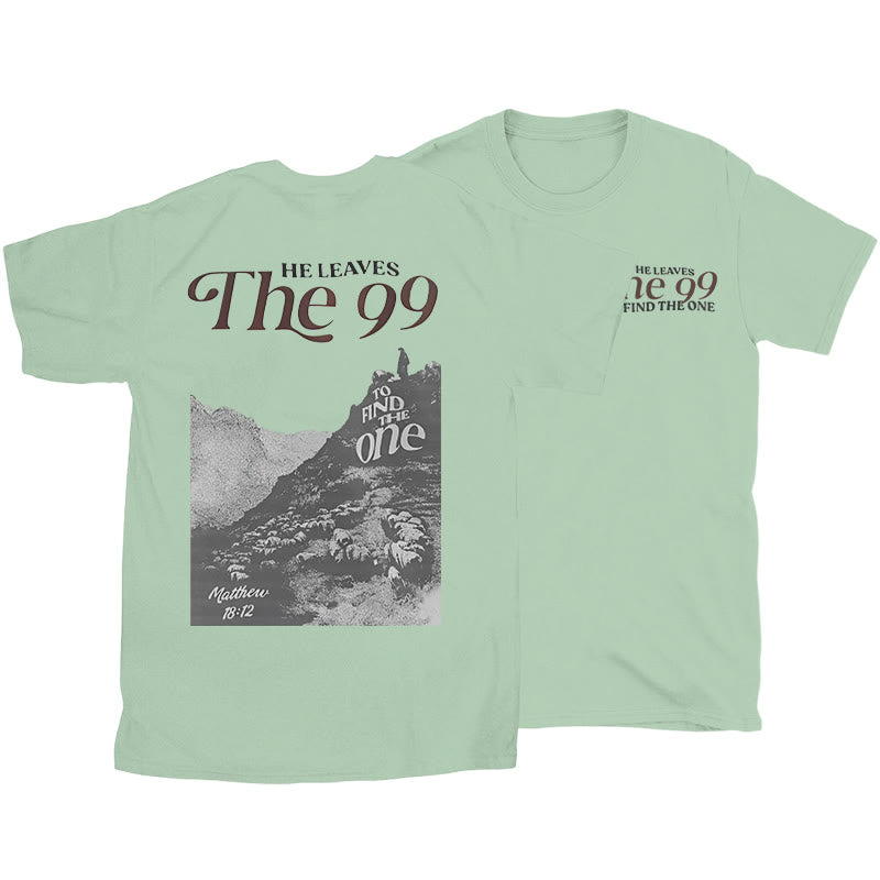 Christianartworkshop Lascia i 99 per trovare la maglietta giusta - Verde chiaro - 2XL - image 24
