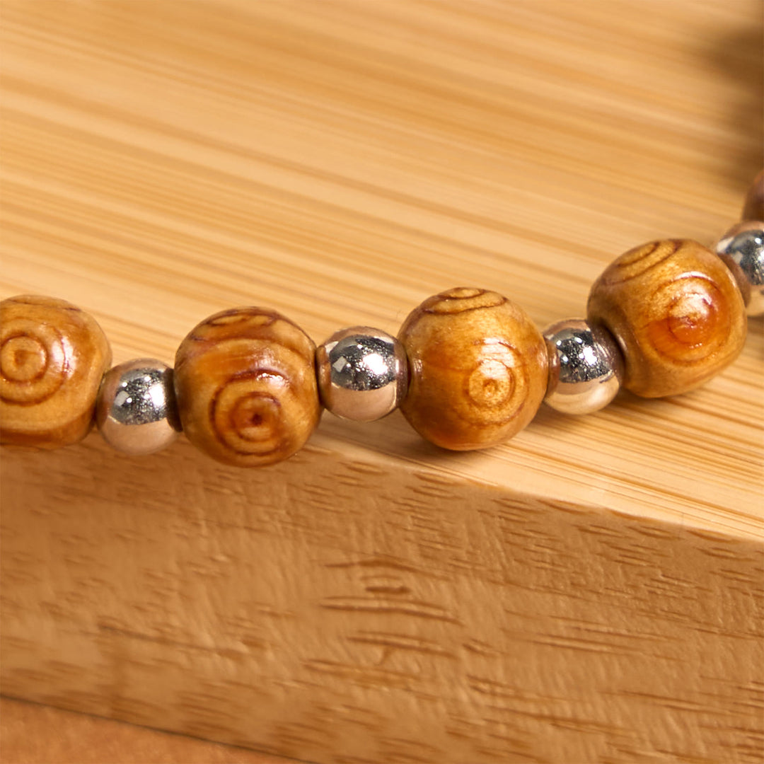 Christianartworkshop Bracciale con icona di Gesù e crocifisso rosa: gioielli spirituali fatti a mano con squisita fattura - image 5