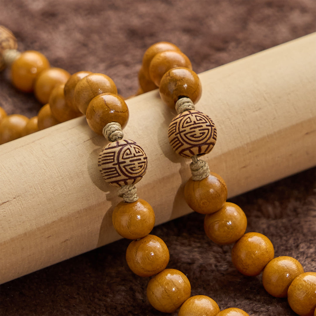 Christianartworkshop Gesù è il dono: rosario fatto a mano con perline in legno d'ulivo da 10 mm con carta regalo - image 11