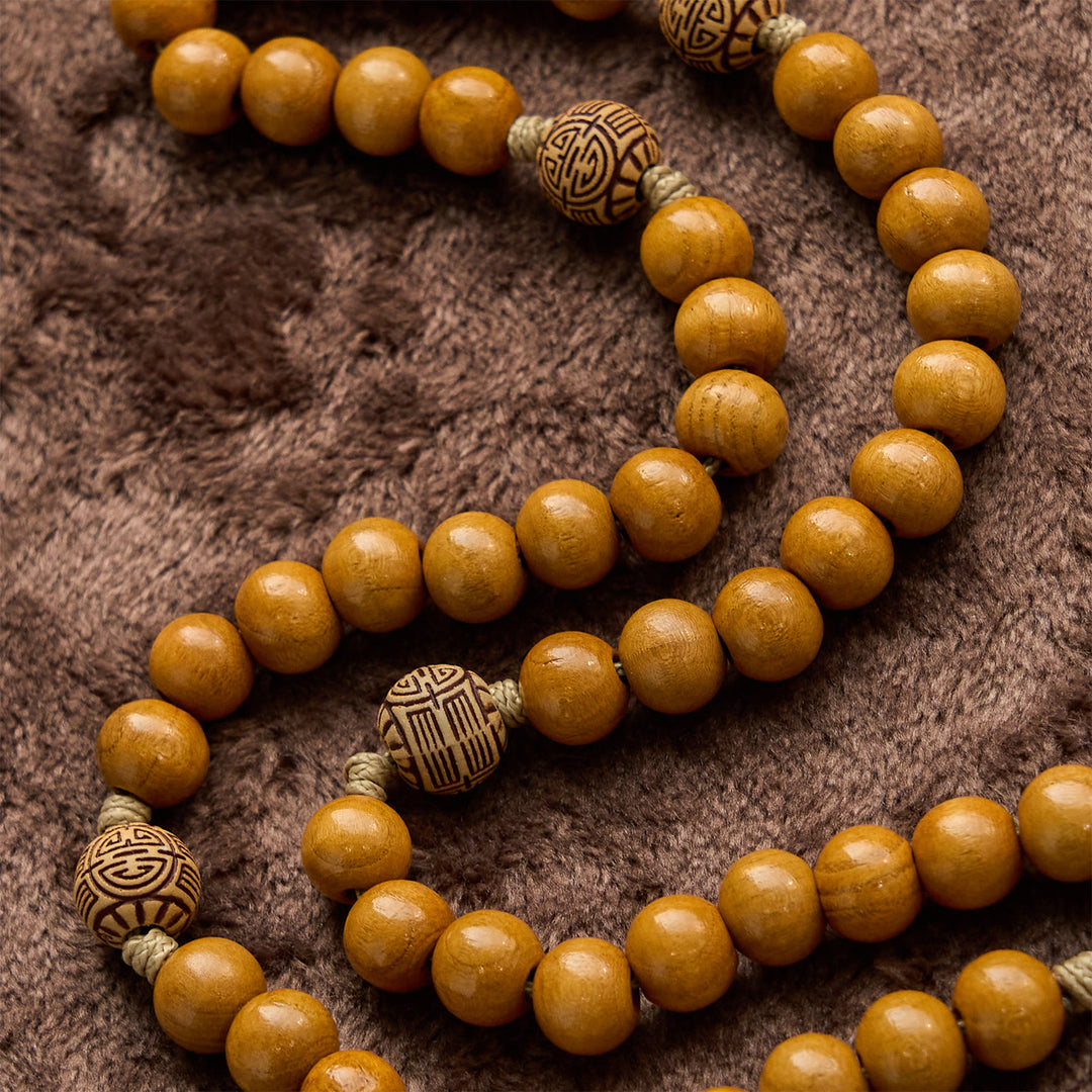 Christianartworkshop Gesù è il dono: rosario fatto a mano con perline in legno d'ulivo da 10 mm con carta regalo - image 10