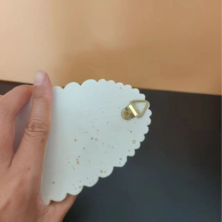 Christianartworkshop Statua di Maria da parete, scultura di un personaggio, acquasantiera  - image 8