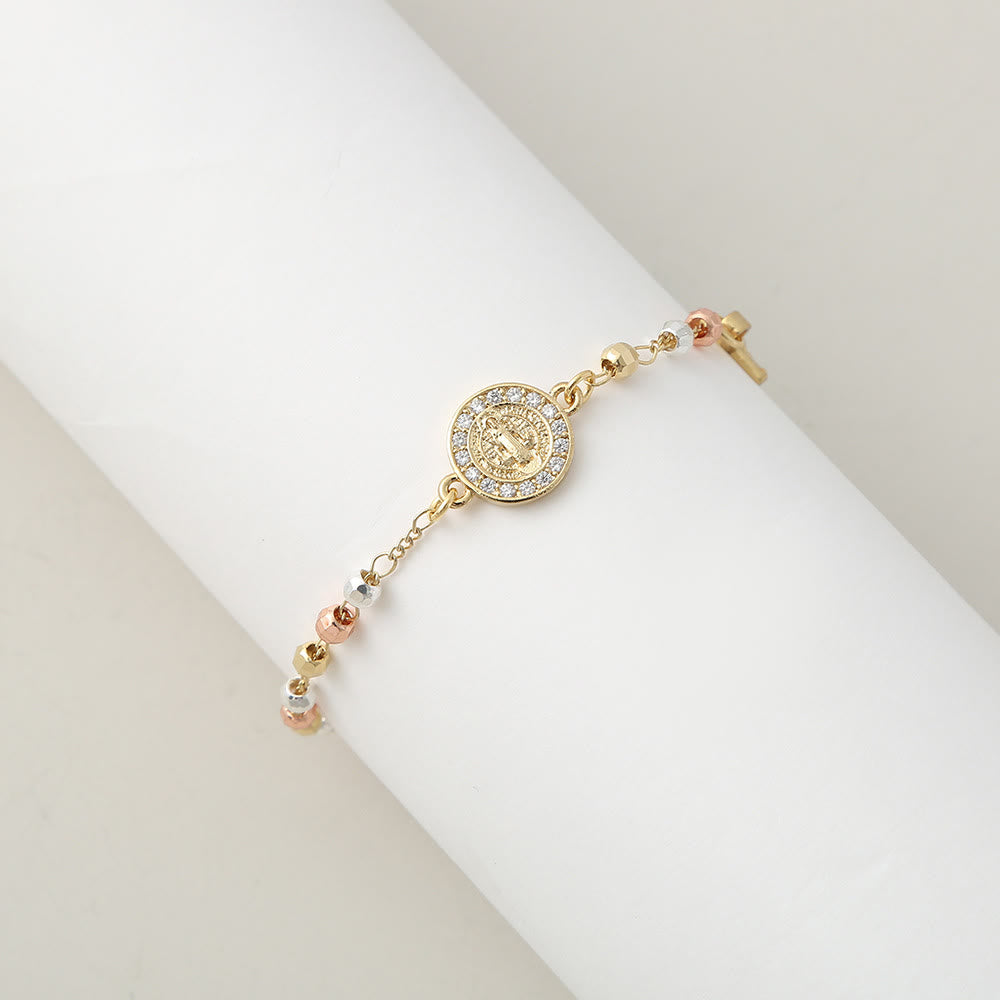 Bracciale con icona acrilica Christianartworkshop - San Benedetto A. - image 6