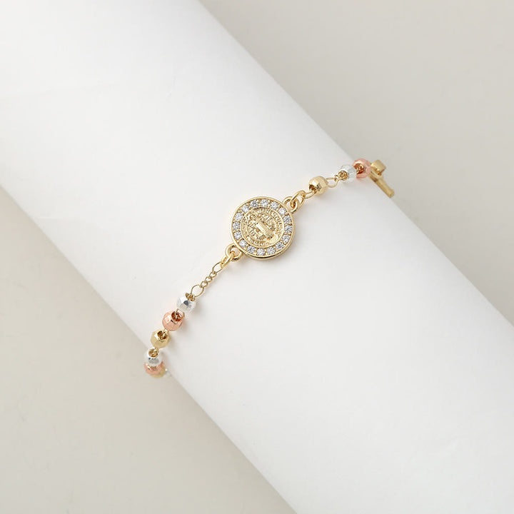 Bracciale con icona acrilica Christianartworkshop - San Benedetto A. - image 6